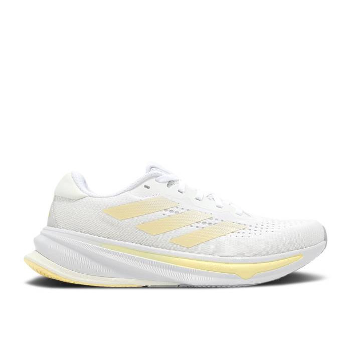アディダス Adidas 【 Wmns Supernova Rise \u0027White Almost Yellow\u0027 Women Cloud White/Zero Metallic/Almost Yellow 】 スーパーノバ・ノヴァ ライズ レディース 白いこと 白いこと 皆無 yellow 黄味がかった・黄色