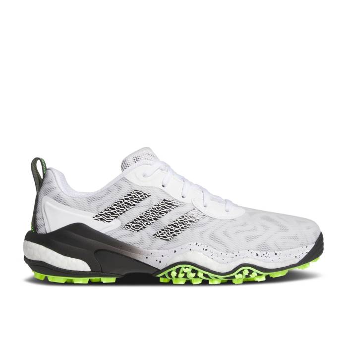 アディダス Adidas 【 Codechaos 25 Spikeless Golf 'White Black' Men Cloud White/Core Black/Lucid Lemon 】 golf ゴルフ メンズ 白色 ホワイト コア 黒色 ブラック