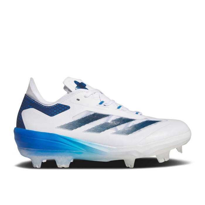 アディダス Adidas 【 Adizero Impact Tpu Warp Speed - Navy Bright Royal Men Cloud White/Team Navy Blue/Bright Royal 】 アディゼロ インパクト Speed スピード 紺色 ネイビー メンズ 白色 ホワイト Team チーム 紺色 ネ