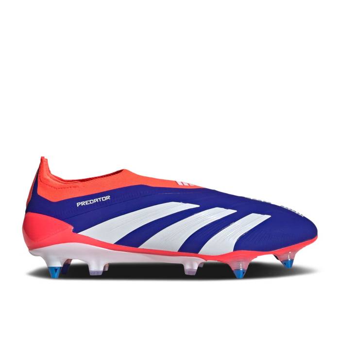 アディダス Adidas 【 Predator Elite Laceless Sg Advancement Pack Men Lucid Blue/Cloud White/Solar Red 】 プレデター エリート メンズ 青色 ブルー 白色 ホワイト Red 赤・レッド