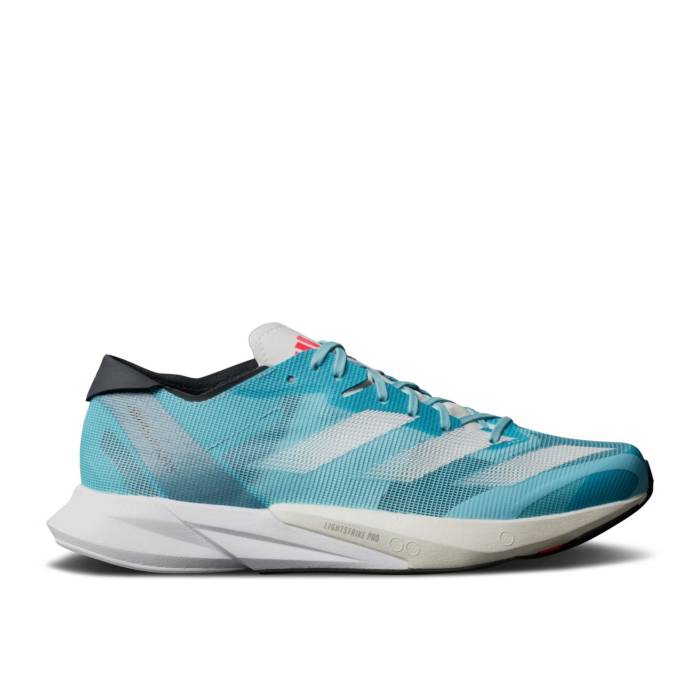 アディダス Adidas 【 Wmns Adizero Adios 8 \u0027Light Aqua\u0027 Women Light Aqua/Cloud White/Magic Grey Metallic 】 アディゼロ アディオス レディース アクア 白いこと 白いこと 神通力 薄墨色 薄墨色