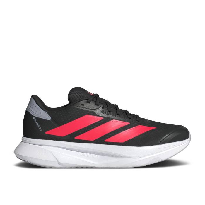 アディダス Adidas 【 Duramo Sl 2.0 \u0027Black Lucid Red\u0027 Men Core Black/Lucid Red/Halo Silver 】 メンズ 中核グループ 黒いこと 黒いこと Red 赤・赤いこと Silver しろがね色・しろがね色