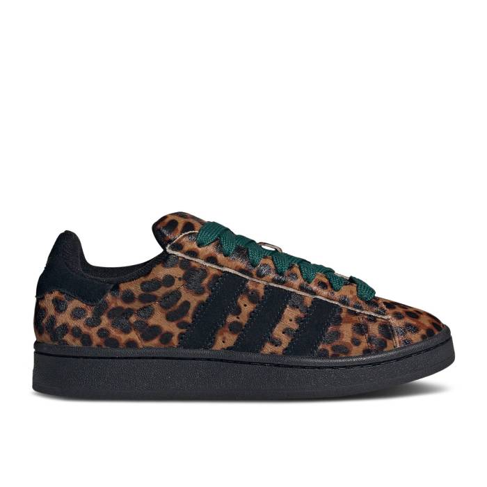 アディダス Adidas 【 Wmns Campus 00S \u0027Cheetah Pack - Collegiate Green\u0027 Women Cream White/Core Black/Footwear White 】 構内 レディース 皮膚軟化剤 白いこと 白いこと 中核グループ 黒いこと 黒いこと