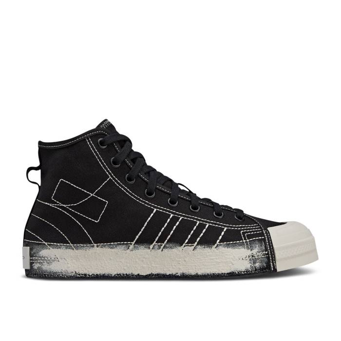 アディダス Adidas 【 Y-3 Nizza High Black Talc Men Black/Black/Talc 】 ハイ メンズ 黒色 ブラック