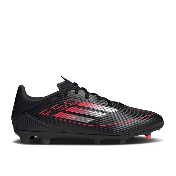 アディダス Adidas 【 Adizero F50 League Fg Mg \u0027Stealth Victory Pack\u0027 Men Core Black/Iron Metallic/Lucid Red 】 アディゼロ Victory 制勝 メンズ 中核グループ 黒いこと 黒いこと Red 赤・赤いこと