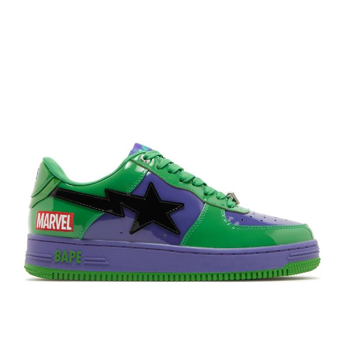 ベイプ Bape 【 Marvel X Sta Hulk Men 】 メンズ