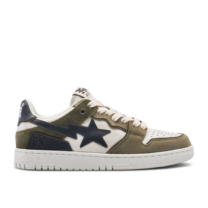 ベイプ Bape 【 Sk8 Sta #4 M1 'Olive Drab' Men Olive Drab 】 メンズ olive オリーブ｜スニケス 98,890円