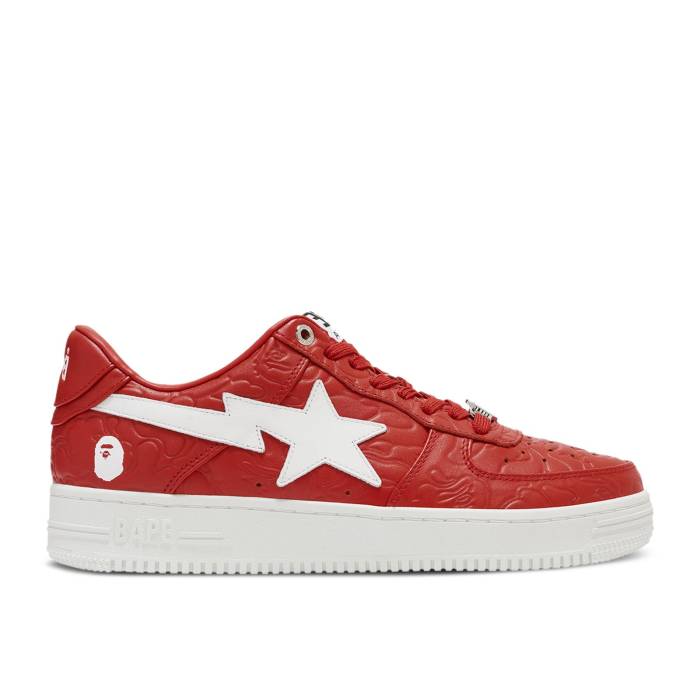 ベイプ Bape 【 Wmns Sta #3 \u0027Line Camo Red\u0027 Women Red 】 家鴨柄 レディース Red 赤・赤いこと