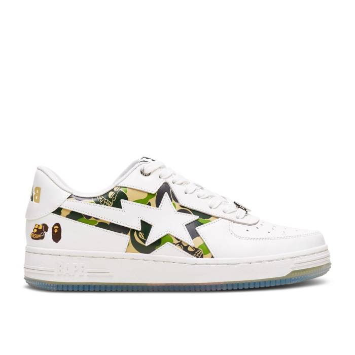 ベイプ Bape 【 Bored Ape Yacht Club X Wmns Sta 2 \u0027White Green Camo\u0027 Women White 】 レーシングヨット 野球クラブ green 緑・緑であること レディース 白いこと 白いこと