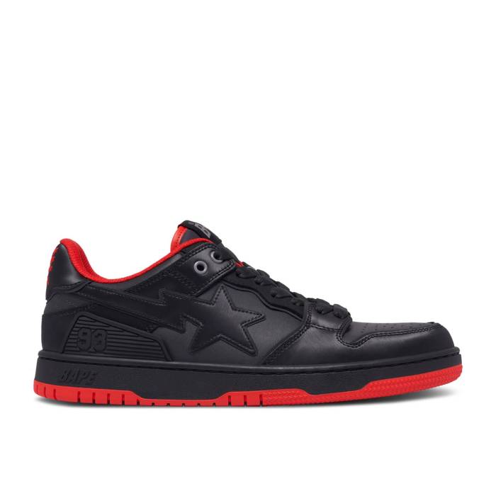 ベイプ Bape 【 Sk8 Sta #4 'Gray Red' Men Gray 】 メンズ gray 灰色・グレー・グレイ|スニケス