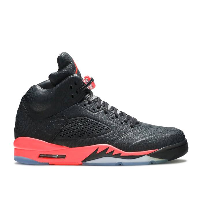ナイキ　エアジョーダン Air Jordan 【 Jordan 5 Retro 3Lab5 'Infrared' Men Black/Infrared 23 】 レトロ メンズ 黒色 ブラック