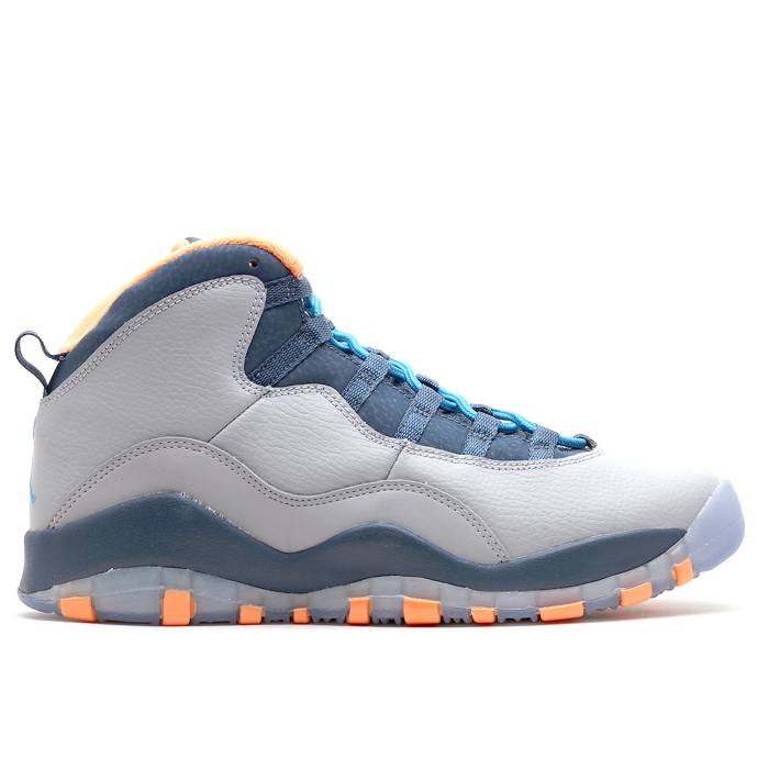 ナイキ エアジョーダン Air Jordan 【 Jordan 10 Retro Gs 'Bobcats' Youth Wlf Grey/Dk Pwdr Bl-Nw Slt-Atmc 】 レトロ ジュニア キッズ 灰色 グレー|スニケス