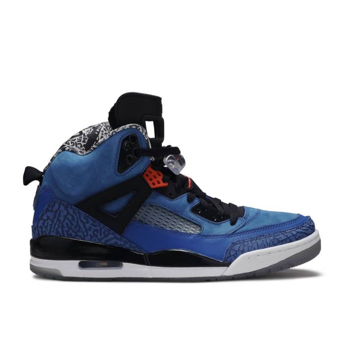 ナイキ エアジョーダン Air Jordan 【 Jordan Spizike \u0027New York Knicks\u0027 Men Blue Ribbon/Orange Flash-Black-White 】 メンズ 青味 青味 orange 橙・オレンジ色