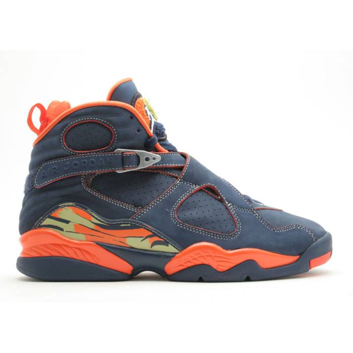 ナイキ　エアジョーダン Air Jordan 【 Jordan 8 Retro Ls 'Pea Pods' Men Midnight Navy/Pea Pod-Orange Blaze 】 レトロ メンズ 紺色 ネイビー
