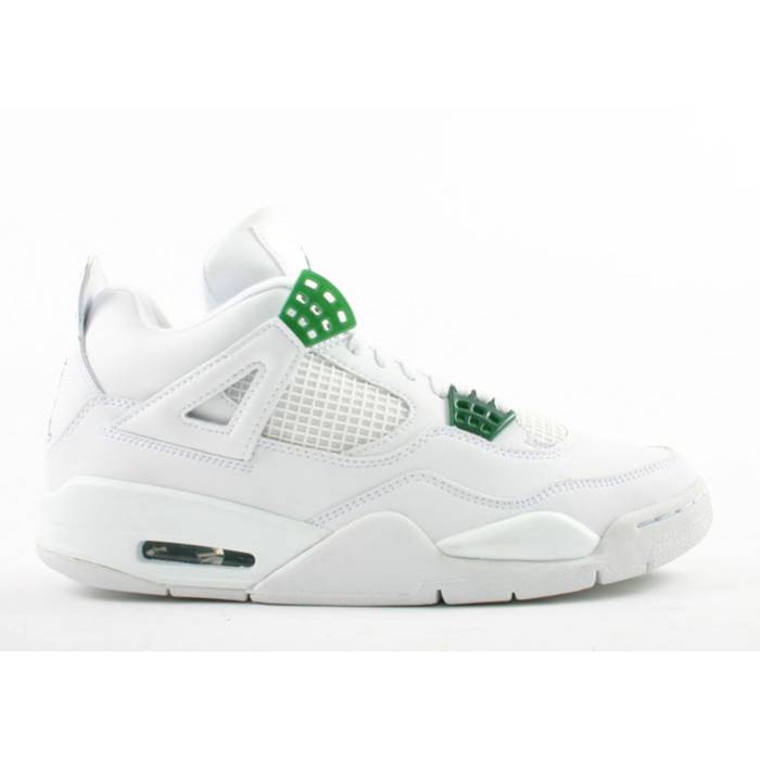 ナイキ エアジョーダン Air Jordan 【 Jordan 4 Retro \u0027Classic Green\u0027 2004 Men White/Chrome/Classic Green 】 レトロ メンズ 白いこと 白いこと 古典派音楽 green 緑・緑であること
