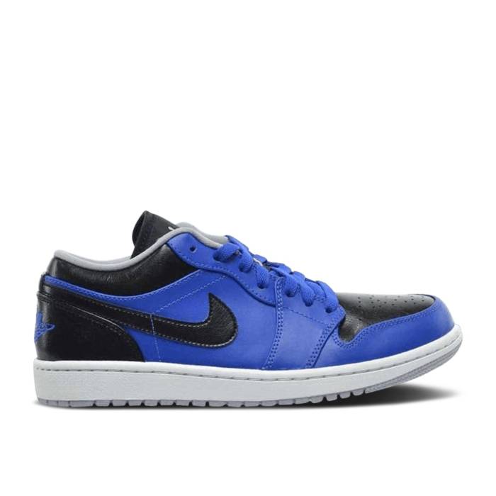 ナイキ エアジョーダン Air Jordan 【 Jordan 1 Retro Low \u0027Sport Blue\u0027 Men Sport Blue/Wolf Grey/Black 】 レトロ メンズ 青碧 青碧 薄墨色 薄墨色 黒いこと 黒いこと