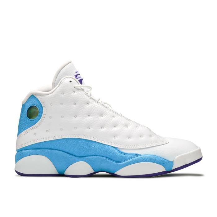 ナイキ　エアジョーダン Air Jordan 【 Jordan 13 Retro 'Cp3 Home' Men White/Blue Lagoon/Court Purple 】 13 サーティーン レトロ メンズ 白色 ホワイト 青色 ブルー コート Purple 紫・パープル
