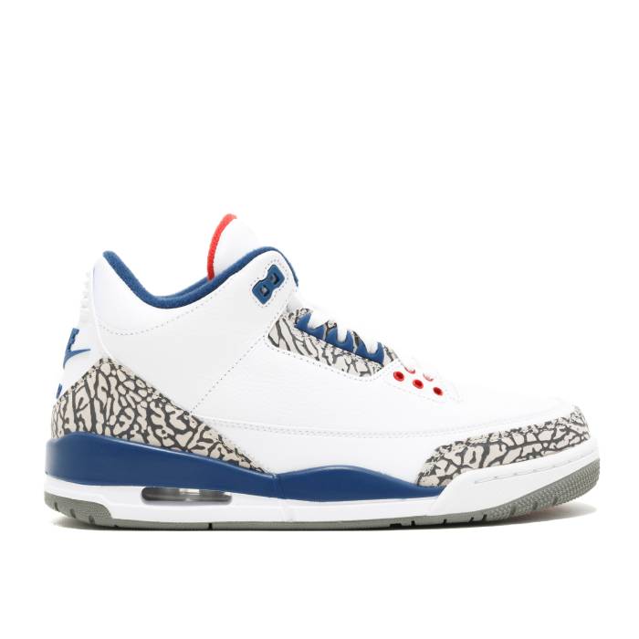 ナイキ　エアジョーダン Air Jordan 【 Jordan 3 Retro Og \'True Blue\' 2016 Men White/True Blue 】 レトロ メンズ 白色 ホワイト 青色 ブルー