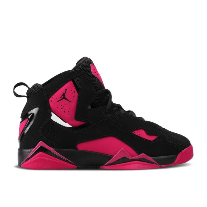 ナイキ　エアジョーダン Air Jordan 【 Jordan True Flight Gg 'Black Sport Fuchsia' Youth Black/Black/Sport Fuchsia 】 Flight フライト ジュニア キッズ 黒色 ブラック
