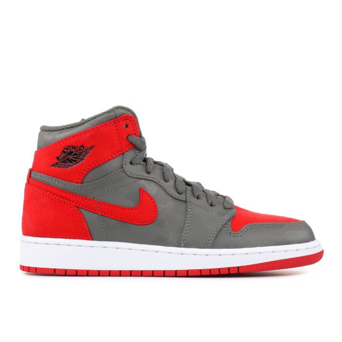 ナイキ　エアジョーダン Air Jordan 【 Jordan 1 Retro Hi Prem Bg 'Bred Camo' Youth River Rock/Black 】 レトロ ジュニア キッズ 黒色 ブラック