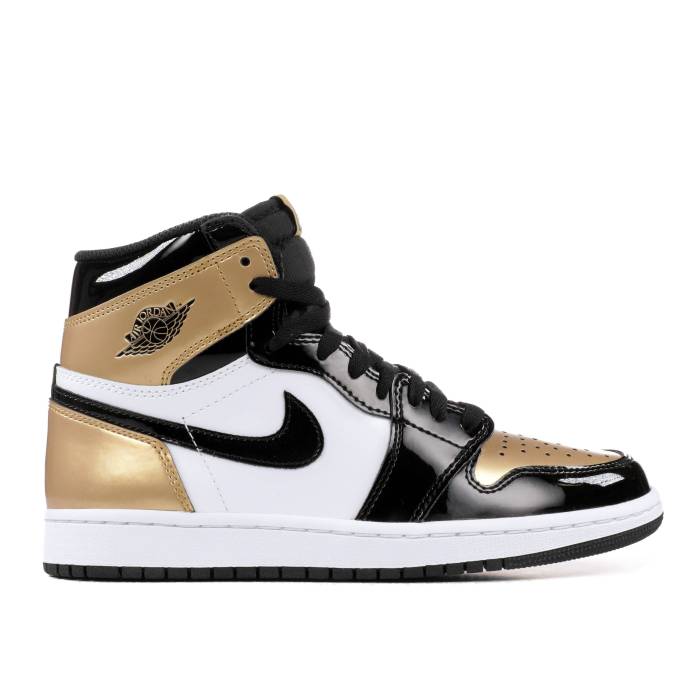 ナイキ エアジョーダン Air Jordan 【 Jordan 1 Retro High Og Nrg Gold Toe Men Black/Black-Metallic Gold-White 】 レトロ ハイ メンズ 黒色 ブラック