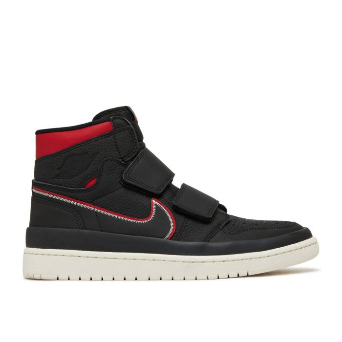 ナイキ エアジョーダン Air Jordan 【 Jordan 1 Retro High Double Strap \u0027Black Red\u0027 Men Black/Red 】 レトロ ご機嫌 同盟罷工一回り メンズ 黒いこと 黒いこと Red 赤・赤いこと メンズ靴-スニーカー-靴