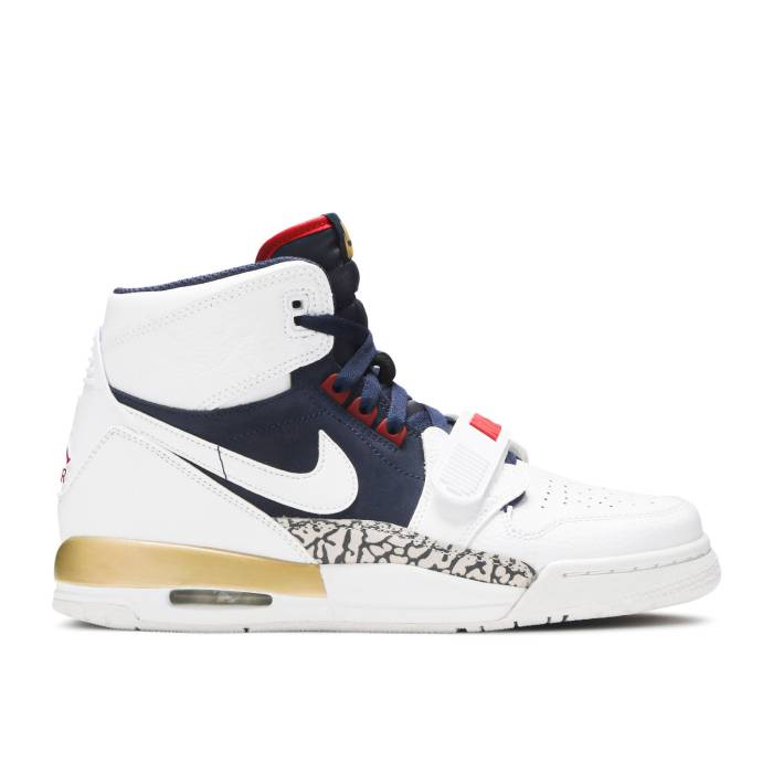 ナイキ エアジョーダン Air Jordan 【 Jordan Legacy 312 Dream Team Men White/Midnight Navy-Team Red-Metallic Gold 】 legacy レガシー メンズ 白色 ホワイト ゴールド