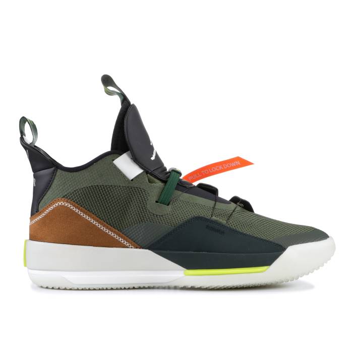 ナイキ エアジョーダン Air Jordan 【 Travis Scott X Jordan 33 Nrg \u0027Army Olive\u0027 Men Army Olive/Sail-Black-Ale Brown 】 メンズ 正規陸軍 olive オリーブ 赤銅色 赤銅色