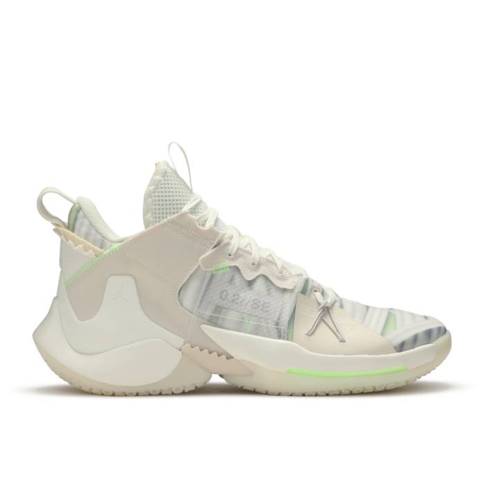 ナイキ　エアジョーダン Air Jordan 【 Jordan Why Not Zer0.2 'Mummy' Men Lime Blast/Light Cream/Sail/Vast Grey 】 メンズ ライム ブラスト クリーム 灰色 グレー