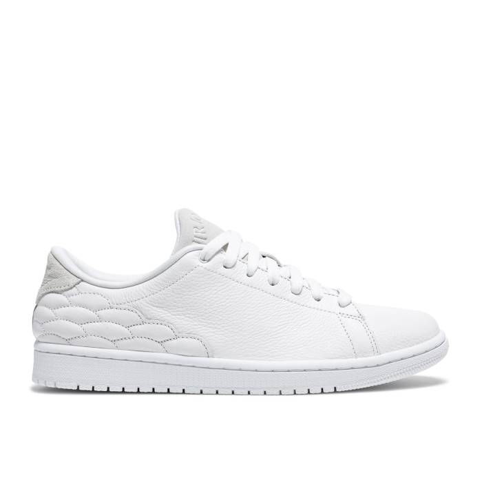 ナイキ エアジョーダン Air Jordan 【 Jordan 1 Centre Court \u0027White On White\u0027 Men White/White/White 】 厚地の外套 メンズ 白いこと 白いこと