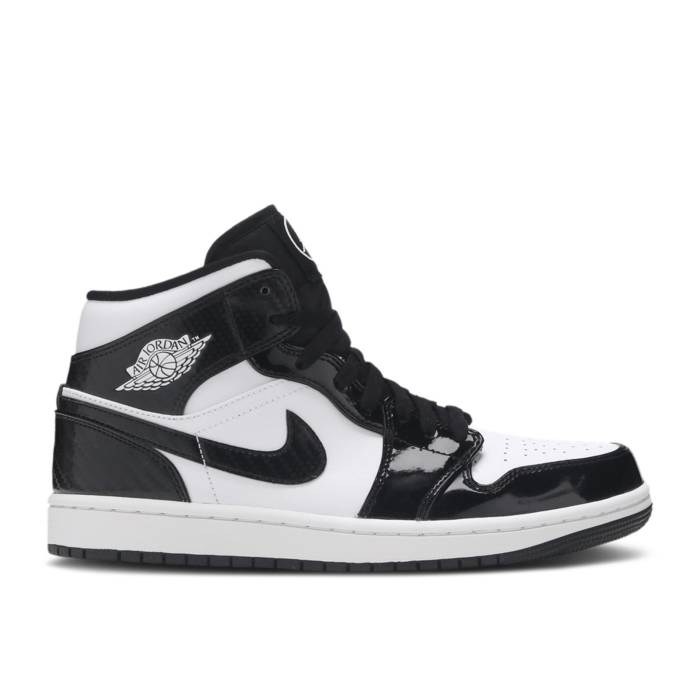 ナイキ エアジョーダン Air Jordan 【 Jordan 1 Mid Se \u0027All Star 2021\u0027 Men Black/White/Black 】 ミッド メンズ 黒いこと 黒いこと 白いこと 白いこと