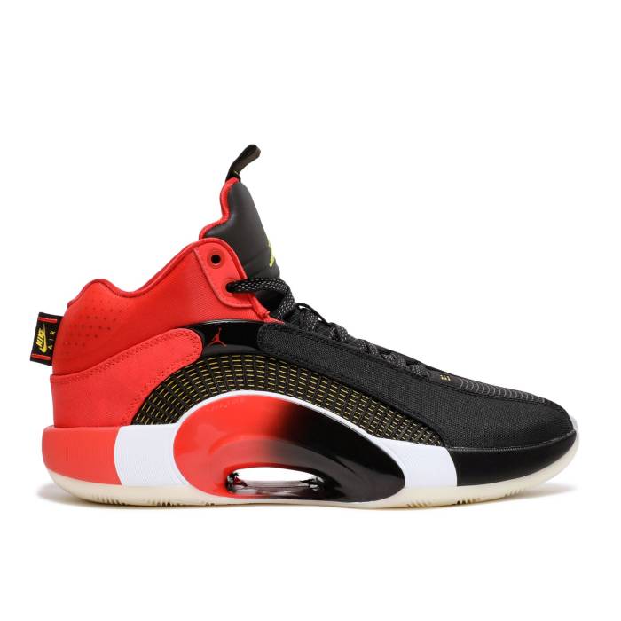 ナイキ エアジョーダン Air Jordan 【 Jordan 35 \u0027Chinese New Year\u0027 Men Black/University Red/Yellow 】 メンズ 黒いこと 黒いこと Red 赤・赤いこと yellow 黄味がかった・黄色