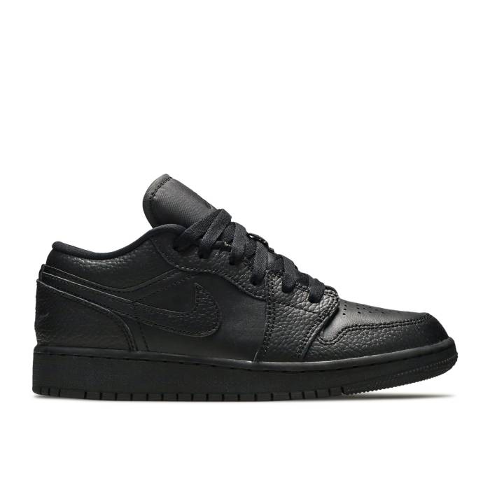 ナイキ エアジョーダン Air Jordan 【 Jordan 1 Low Gs Triple Black 2020 Youth Black/Black/Black 】 ジュニア キッズ 黒色 ブラック