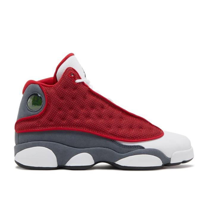 ナイキ エアジョーダン Air Jordan 【 Jordan 13 Retro Ps 'Red Flint' Youth Gym Red/Flint Grey/White/Black 】 13 サーティーン レトロ ジュニア キッズ Red 赤・レッド 灰色 グレー 白色 ホワイト 黒色 ブラック|スニケス