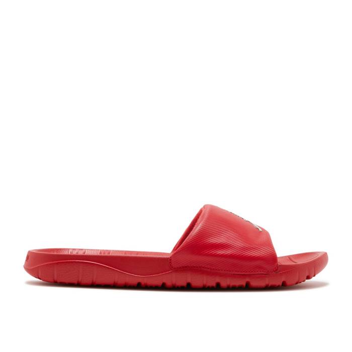 ナイキ エアジョーダン Air Jordan 【 Jordan Break Slide \u0027University Red\u0027 Men University Red/Metallic Silver 】 Slide サンダル メンズ Red 赤・赤いこと Silver しろがね色・しろがね色