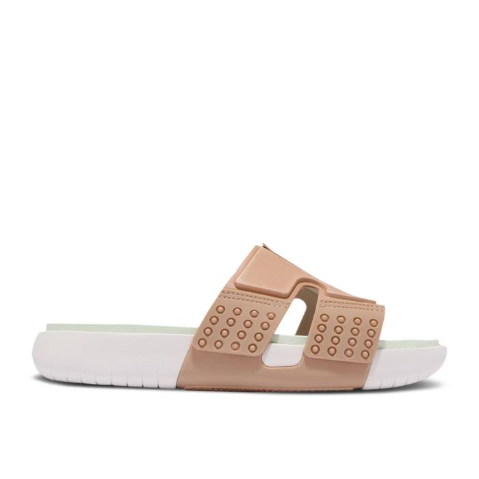 ナイキ エアジョーダン Air Jordan 【 Jordan Hydro 8 Slide \u0027Khaki White\u0027 Men Vachetta Tan/Gym Red/Jade Aura 】 Hydro ハイドロ Slide サンダル メンズ Red 赤・赤いこと 翡翆・ジェード 佇まい