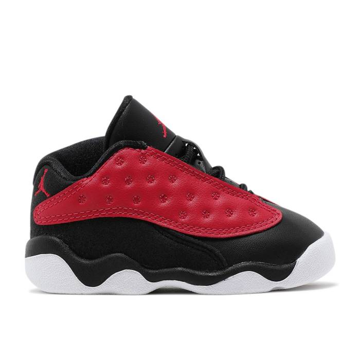 ナイキ エアジョーダン Air Jordan 【 Jordan 13 Retro Low Td \u0027Very Berry\u0027 Infant Black/Very Berry/White 】 13 サー青二才 レトロ もの言う花 黒いこと 黒いこと 白いこと 白いこと