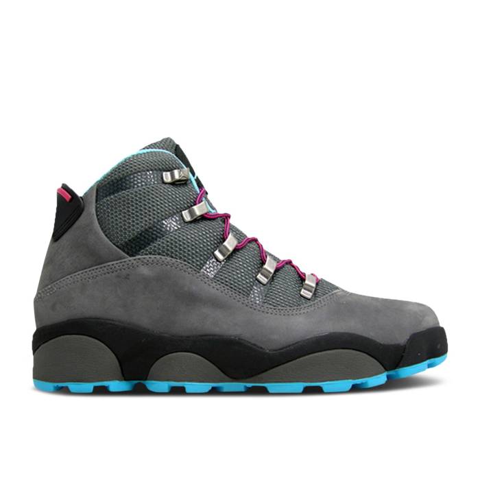 ナイキ エアジョーダン Air Jordan 【 Jordan Winterized 6 Rings \u0027Cool Grey Chlorine Blue\u0027 Men Cool Grey/Chlorine Blue/Black/Spark 】 輪っか 薄墨色 薄墨色 メンズ 冷やりとした 薄墨色 薄墨色 青み 青色 黒いこと 黒いこと