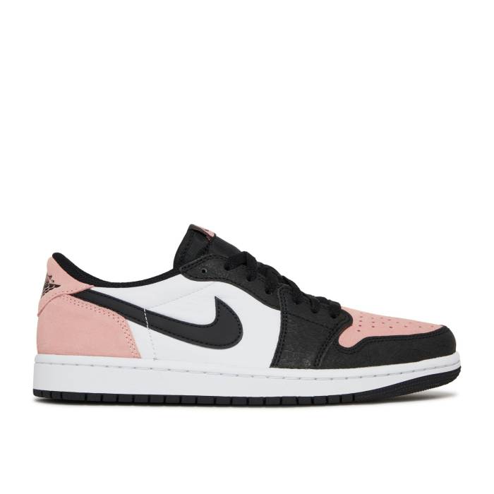 ナイキ エアジョーダン Air Jordan 【 Jordan 1 Retro Low Og Bleached Coral Men Black/Bleached Coral/White/Grey Fog 】 レトロ メンズ 黒色 ブラック 白色 ホワイト 灰色 グレー