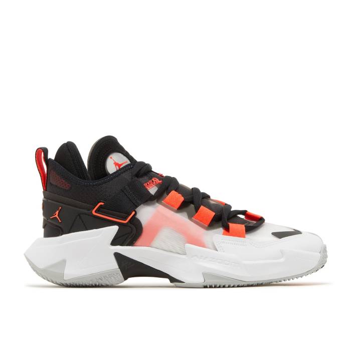 ナイキ　エアジョーダン Air Jordan 【 Jordan Why Not Zer0.5 'Bloodline' Men White/Bright Crimson/Black 】 メンズ 白色 ホワイト クリムゾン 黒色 ブラック