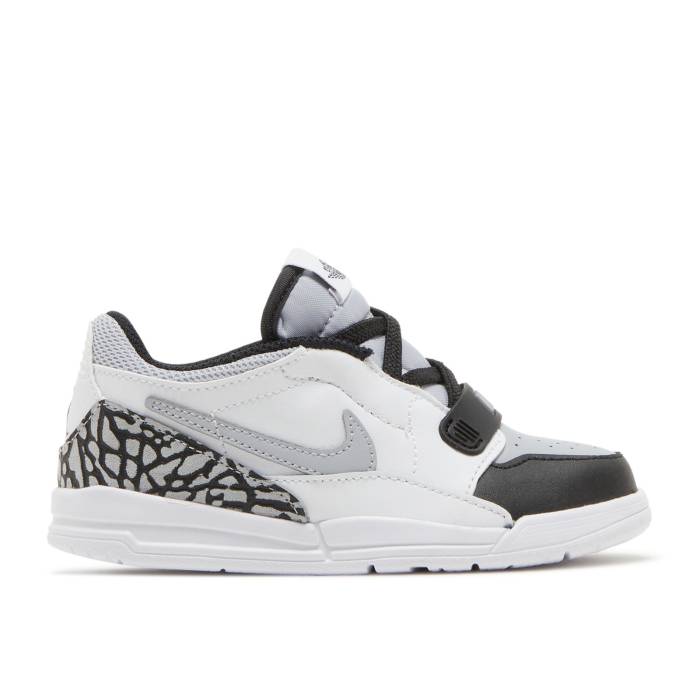 ナイキ エアジョーダン Air Jordan 【 Jordan Legacy 312 Low Td \u0027White Wolf Grey\u0027 Infant White/Wolf Grey/Black 】 legacy レガシー もの言う花 白いこと 白いこと 薄墨色 薄墨色 黒いこと 黒いこと