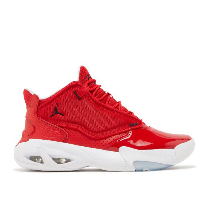 ナイキ　エアジョーダン Air Jordan 【 Jordan Max Aura 4 'University Red' Men University Red/White/Black 】 マックス オーラ メンズ Red 赤・レッド 白色 ホワイト 黒色 ブラック｜スニケス