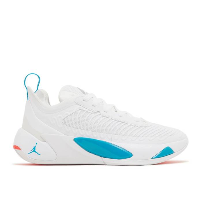 ナイキ エアジョーダン Air Jordan 【 Jordan Luka 1 ガウス \u0027Legend Of 7\u0027 Youth White/Neo Turquoise/Bright Crimson/Metallic Silver 】 御坊っちゃん キッズ 白いこと 白いこと ネオ クリムゾン Silver しろがね色・しろがね色