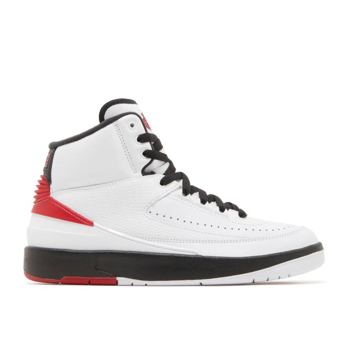 ナイキ　エアジョーダン Air Jordan 【 Jordan 2 Retro Gs 'Chicago' 2022 Youth White/Black/Varsity Red 】 レトロ ジュニア キッズ 白色 ホワイト 黒色 ブラック Red 赤・レッド