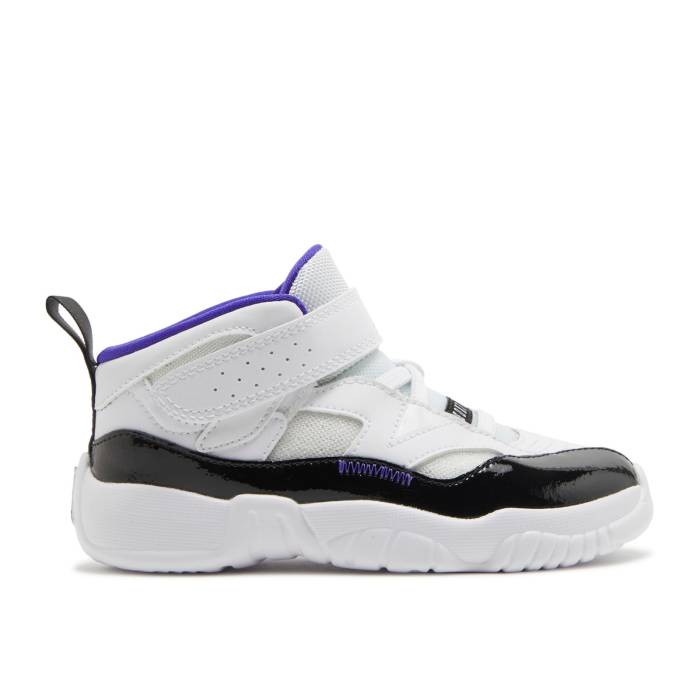 ナイキ エアジョーダン Air Jordan 【 Jumpman Two Trey Td \u0027Concord\u0027 Infant White/Black/Dark Concord 】 Jumpman 飛び降りるマン もの言う花 白いこと 白いこと 黒いこと 黒いこと コンコルド・コンコード