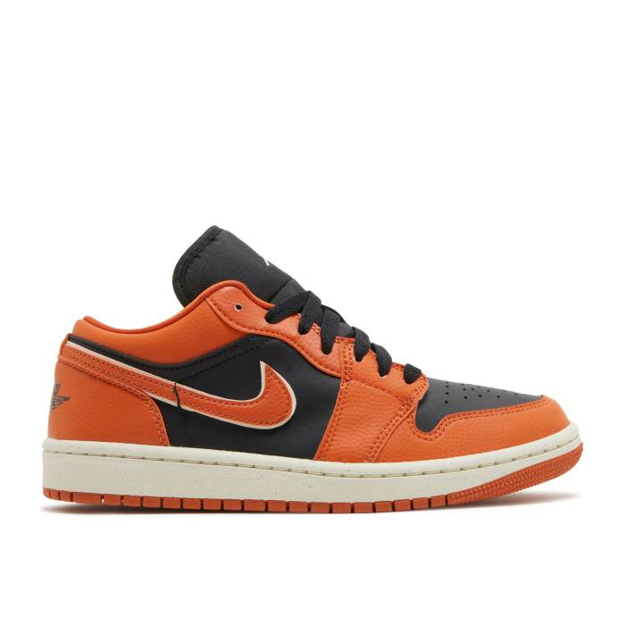 ナイキ エアジョーダン Air Jordan 【 Wmns Jordan 1 Low Se \u0027Sport Spice\u0027 Women Sport Spice/Black/Coconut Milk 】 レディース 黒いこと 黒いこと