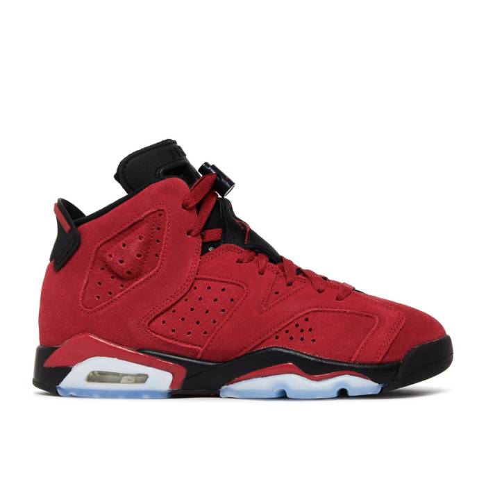 ナイキ エアジョーダン Air Jordan 【 Jordan 6 Retro Gs 'Toro Bravo' Youth Varsity Red/Black 】 レトロ ジュニア キッズ Red 赤・レッド 黒色 ブラック|スニケス
