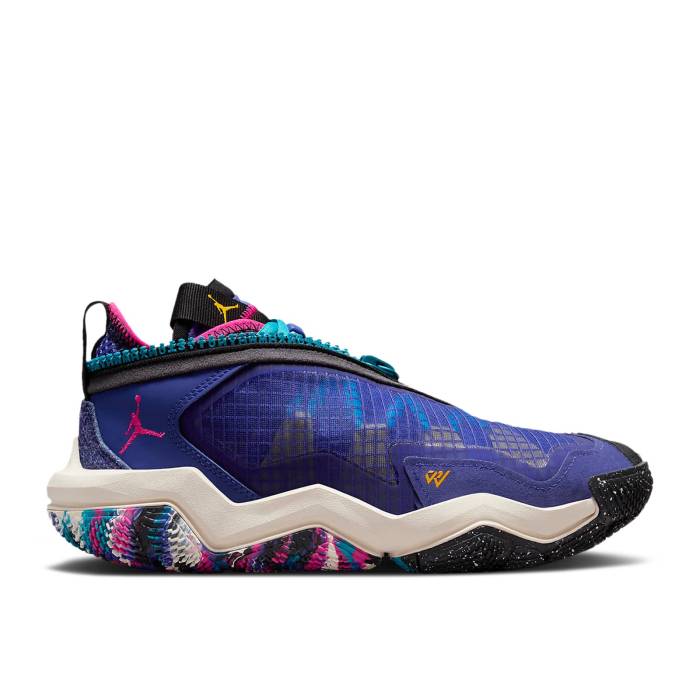 ナイキ エアジョーダン Air Jordan 【 Jordan Why Not Zer0.6 ガウス \u0027Bright Concord\u0027 Youth Bright Concord/Prime Pink/Black 】 御坊っちゃん キッズ 調和・コン吊りひも pink サクラ色 黒いこと 黒いこと