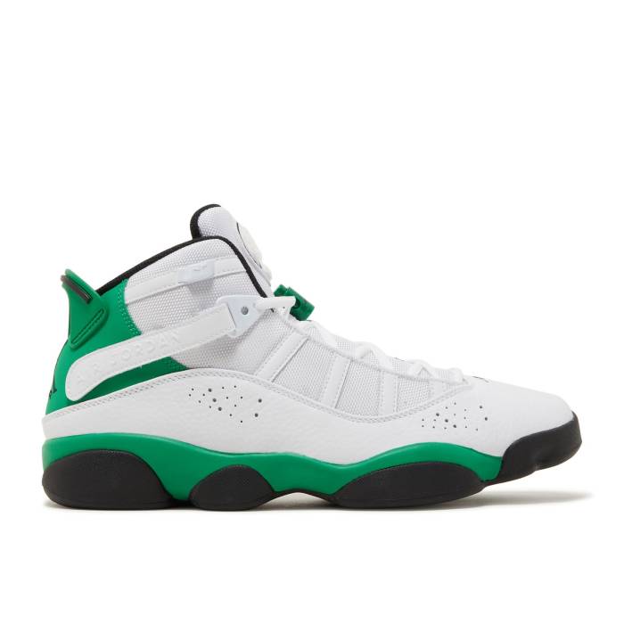 ナイキ エアジョーダン Air Jordan 【 Jordan 6 Rings \u0027White Lucky Green\u0027 Men White/Black/Lucky Green 】 輪っか メンズ 白いこと 白いこと 黒いこと 黒いこと green 緑・緑であること