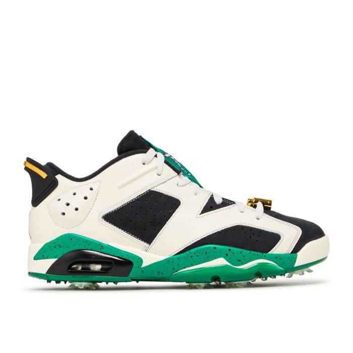 ナイキ エアジョーダン Air Jordan 【 Eastside Golf X Jordan 6 Retro Low Golf \u00271961\u0027 Men White/Malachite/Black/Metallic Gold 】 golf ゴルフ レトロ メンズ 白いこと 白いこと 黒いこと 黒いこと ゴールド